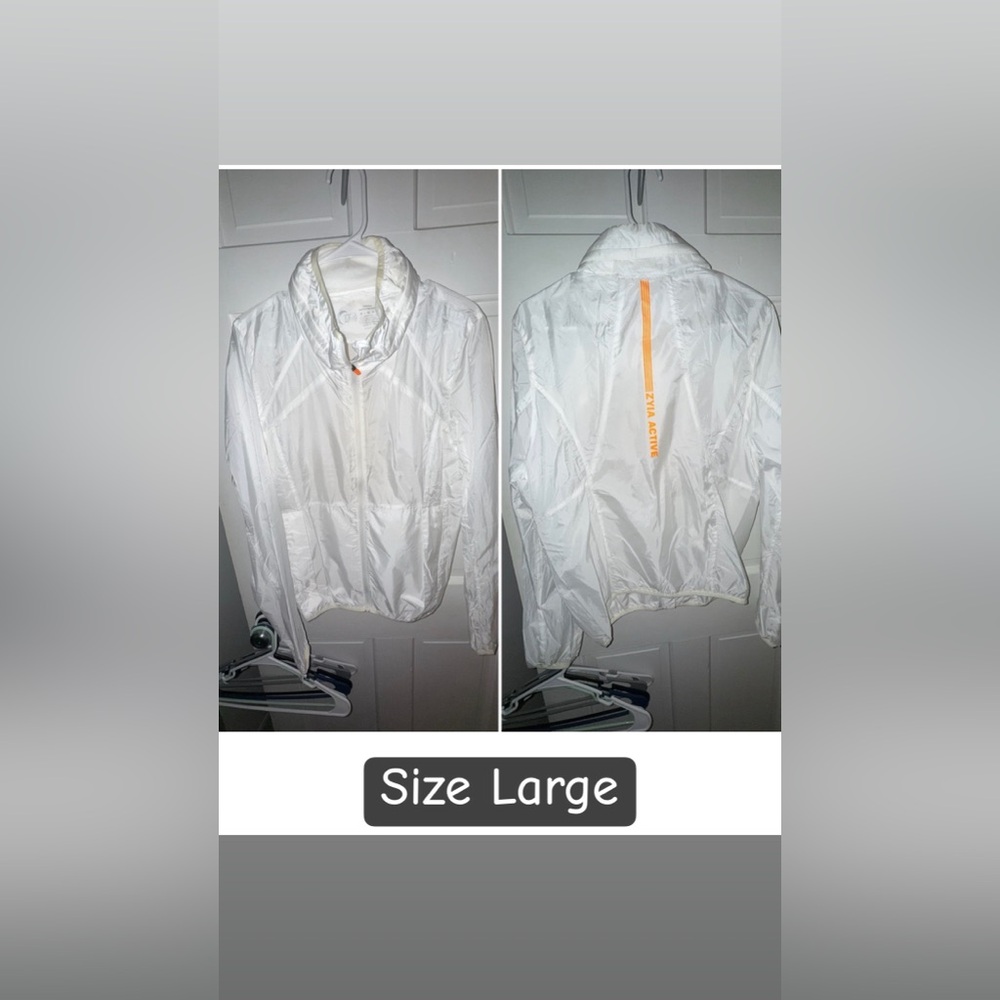 ZYIA White Utility Jacket